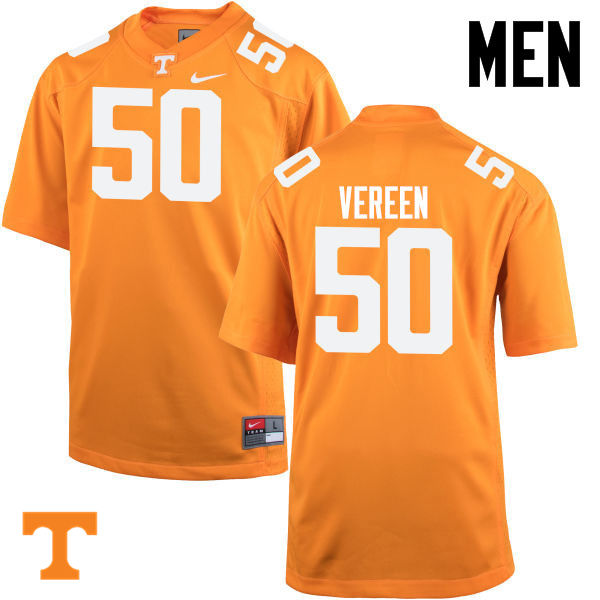 Men #50 Corey Vereen Tennessee Volunteers College Football Jerseys-Orange